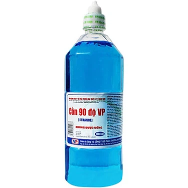 Dung dịch sát khuẩn cồn 90 độ VP màu xanh chai 1000ml