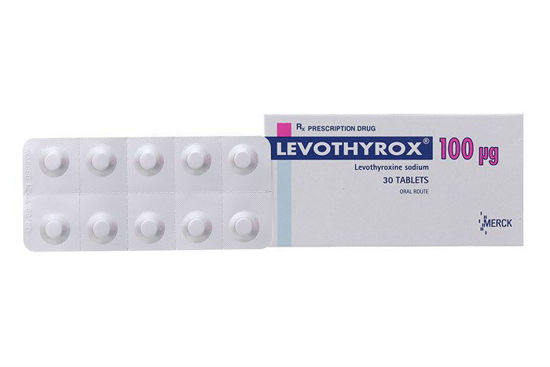 Thuốc trị bệnh lý tuyến giáp Levothyrox 100μg hộp 30 viên