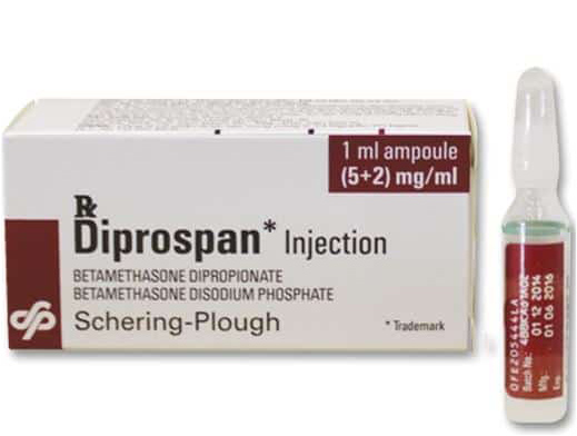 Hỗn dịch tiêm Diprospan hộp 1 ống x 1 ml