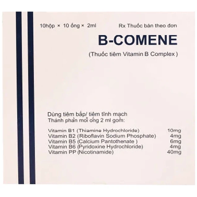 Dung dịch tiêm B-Comene hộp 10 ống