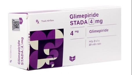 Thuốc điều trị đái tháo đường Glimepiride Stella 4mg hộp 30 viên