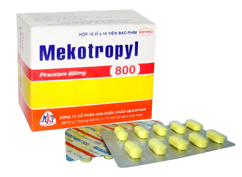 Thuốc hướng tân thần Mekotropyl 800 hộp 100 viên