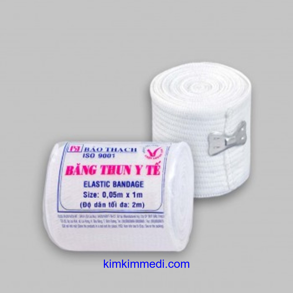 Băng thun Bảo Thạch 1 móc cuộn 0.05m x 1m