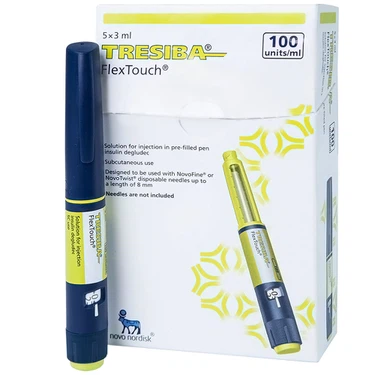 Thuốc điều trị đái tháo đường Tresiba 100units/ml hộp 5 bút x 3ml