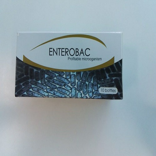 Men tiêu hóa điều trị đường ruột Enterobac  hộp 10 lọ x 0.65g
