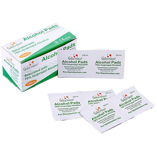 Bông tẩm cồn Alcohol Pads hộp 100 miếng