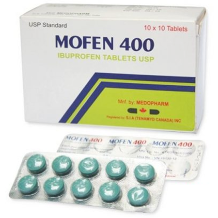 Thuốc chống viêm không steroid Mofen 400 hộp 10 vỉ x 10 viên