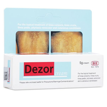 Kem điều trị nhiễm nấm ngoài da Dezor Cream Hoe Pharmaceuticals hộp 1 tuýp 5g