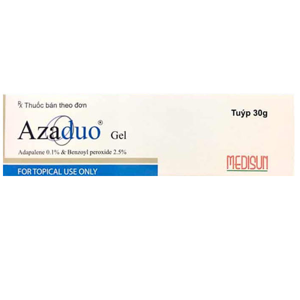Thuốc điều trị mụn trứng cá Azaduo Gel hộp 1 tuýp 30g