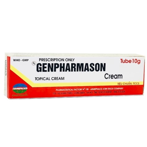 Thuốc kem bôi da Genpharmason tuýp 10g