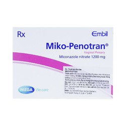 Viên đặt âm đạo Miko-Penotran hộp 1 vỉ x 1 viên