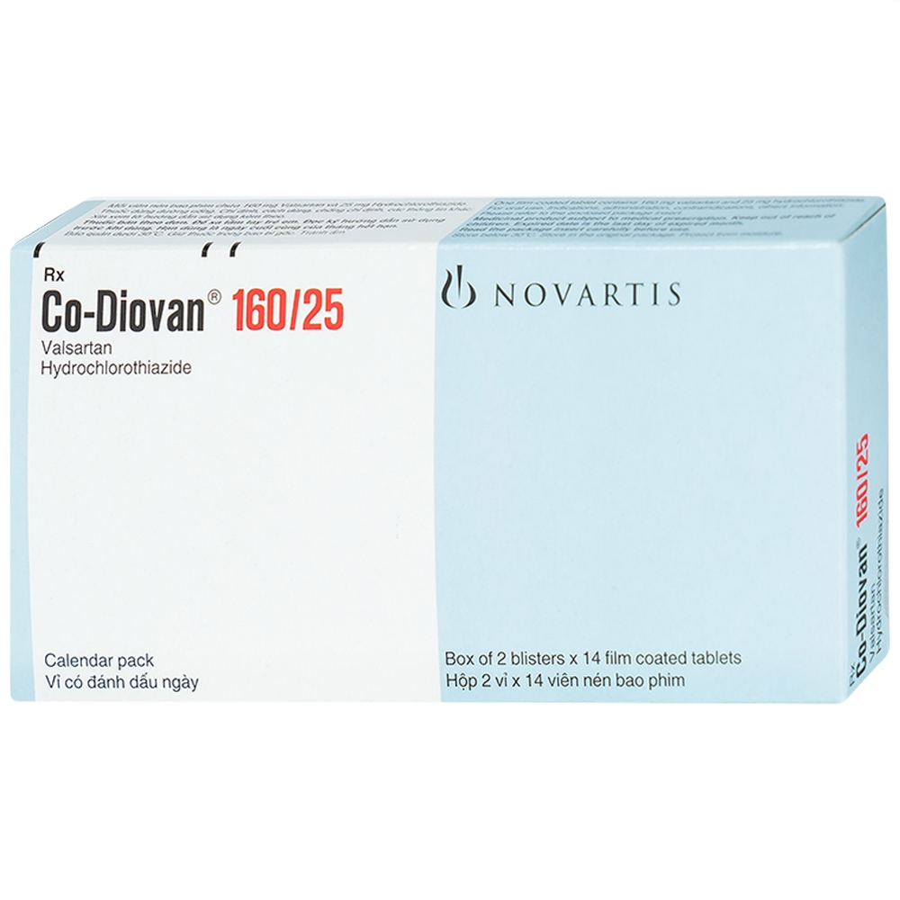Thuốc điều trị tăng huyết áp Co - Diovan 160/25 hộp 28 viên-3