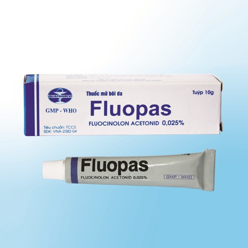 Thuốc da liễu Fluopas  Hộp 1 tuýp 10 g