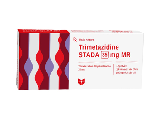 Thuốc điều trị đau thắt ngực Trimetazidine Stada 35mg MR hộp 30 viên