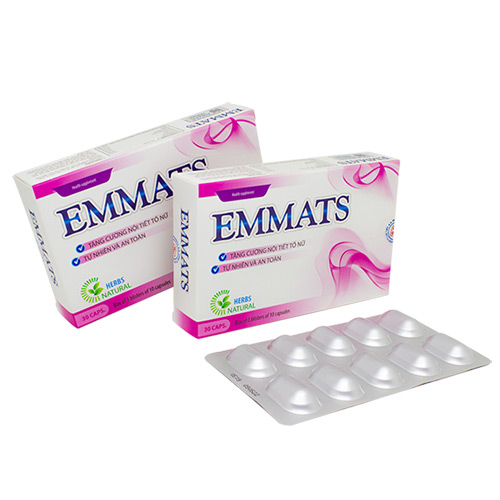 Hỗ trợ tăng cường sức khỏe phụ nữ EMMATS hộp 20 viên