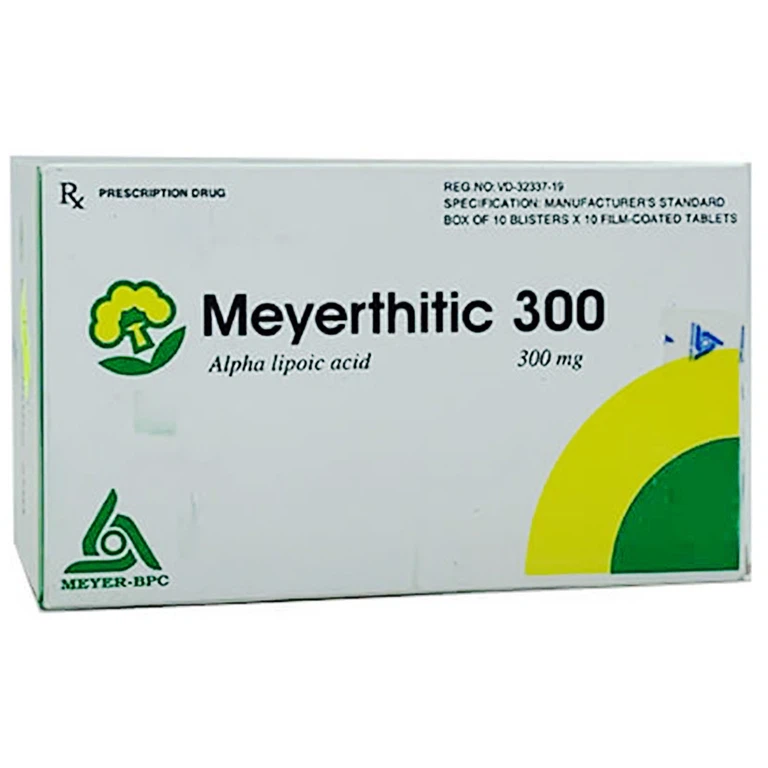 Điều trị duy trì các rối loạn cảm giác Meyerthitic 300mg Meyer hộp 10 vỉ x 10 viên