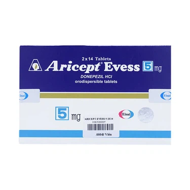 Thuốc điều trị triệu chứng bệnh azheimer Aricept Evess 5mg Eisai hộp 2 vỉ x 14 viên