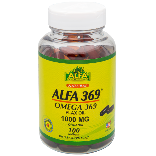 Viên uống hỗ trợ não, tăng cường thị lực ALFA 369 hộp 1 lọ 100 viên