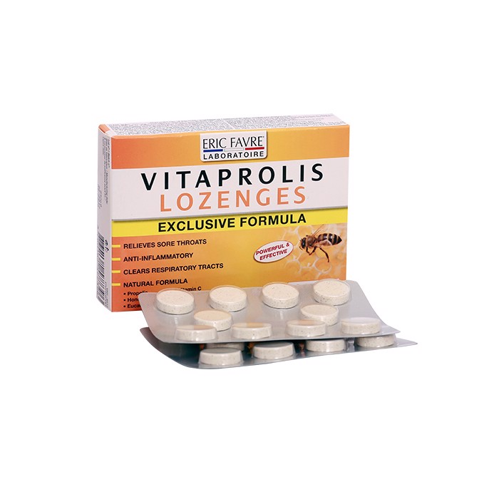 Viên ngậm ho Vitaprolis Lozenges hộp 20 viên