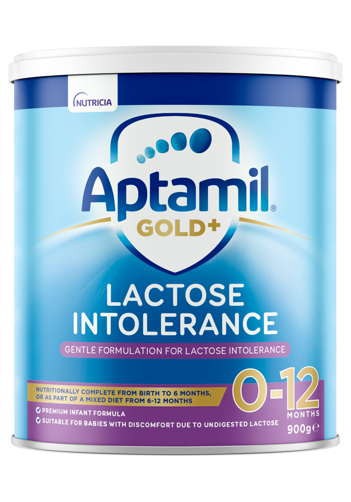 Sữa cho bé bất dung nạp Lactose Aptamil Gold + Lactose intolerance lon 900g