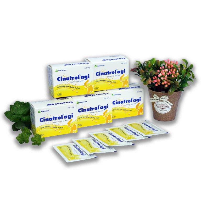 Cốm hỗ trợ tiêu hoá, giảm triệu chứng ợ hơi, ợ chua, đầy bụng Cinatrol ...