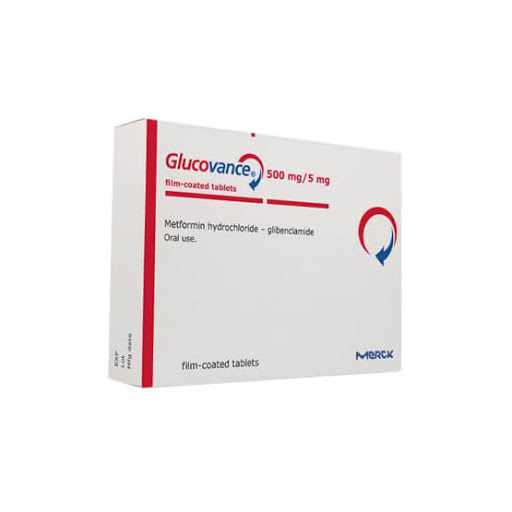 Thuốc trị đái tháo đường Glucovance 500mg/5mg hộp 30 viên | Medigo
