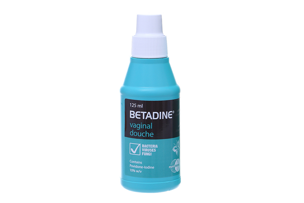 Dung dịch sát trùng âm đạo Betadine Vaginal Douche hộp 1 chai 125ml