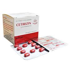 Thuốc chống dị ứng Cetirizin hộp 100 viên