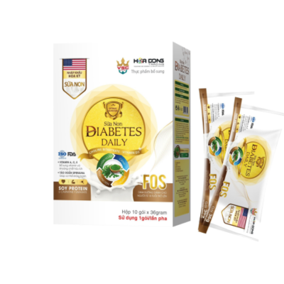 Sữa non DIABETES DAILY hộp 10 gói x36gr