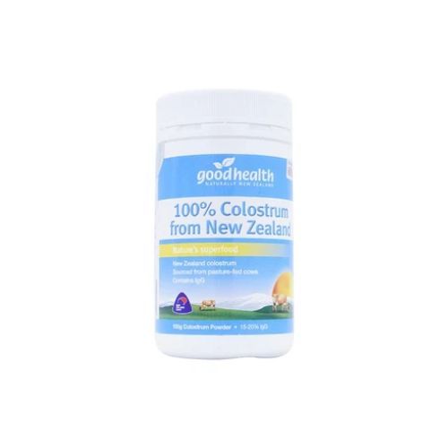 Bột sữa non cung cấp kháng thể, hỗ trợ hệ miễn dịch 100% Colostrum from New Zealand Good Health hộp x 100g