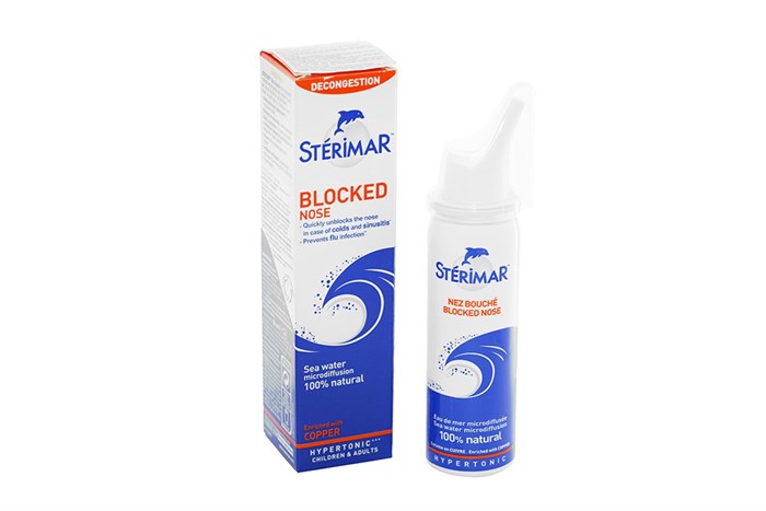 Nước biển xịt mũi cho người lớn Sterimar Blocked Nose hộp 1 chai 50 ml-2
