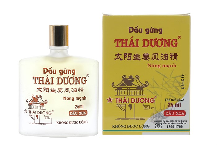Dầu Gừng Thái Dương OK chai 24ml