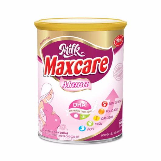 Sản phẩm dinh dưỡng dành cho phụ nữ mang thai và cho con bú MILK MAXCARE MAMA hộp 400g