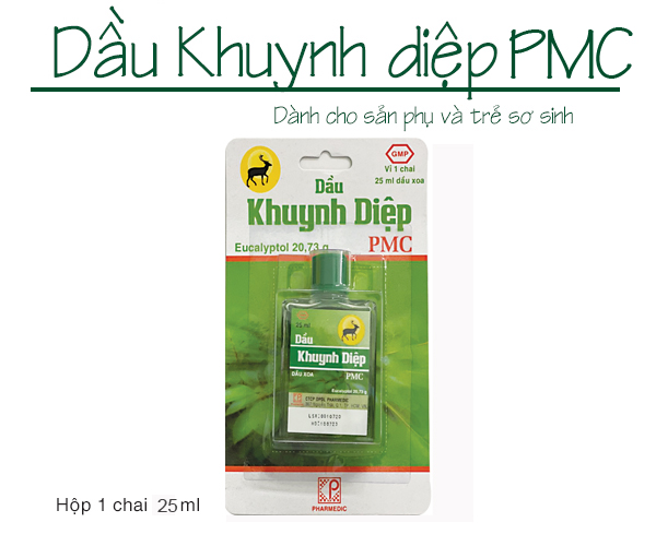 Dầu Khuynh Diệp PMC chai 25ml