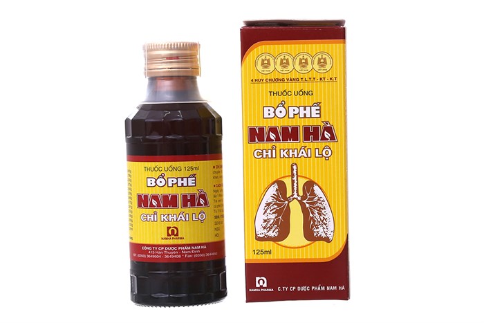 Siro ho Bổ Phế Nam Hà Chỉ Khái Lộ chai 125ml