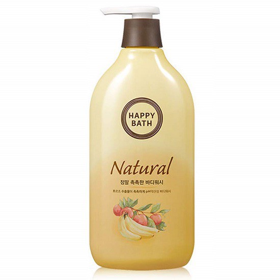 Sữa tắm chiết xuất từ trái cây thiên nhiên Happy Bath Natural Body Wash - Real Chokchok chai 900ml