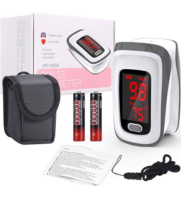 Máy đo nồng độ oxy trong máu SpO2 Jumper Pulse Oximeter JPD500E hộp 1