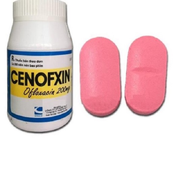 Thuốc kháng sinh CENOFXIN lọ 200 viên