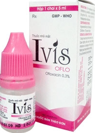 Thuốc nhỏ mắt Ivis Oflo hộp 1 chai 5ml