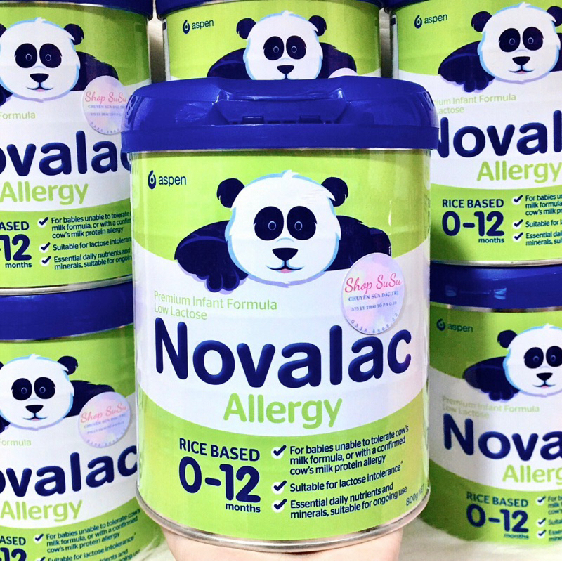 Sữa cho bé dị ứng đạm sữa bò Novalac Allergy lon 800g