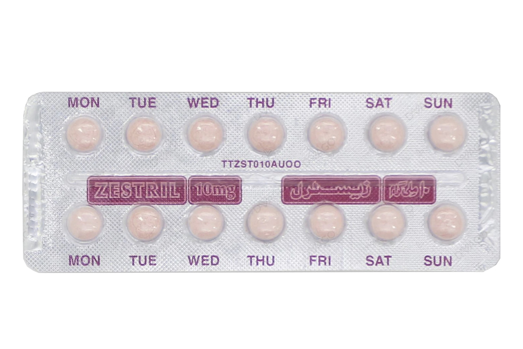 Thuốc trị cao huyết áp, suy tim Zestril 10mg hộp 28 viên-2