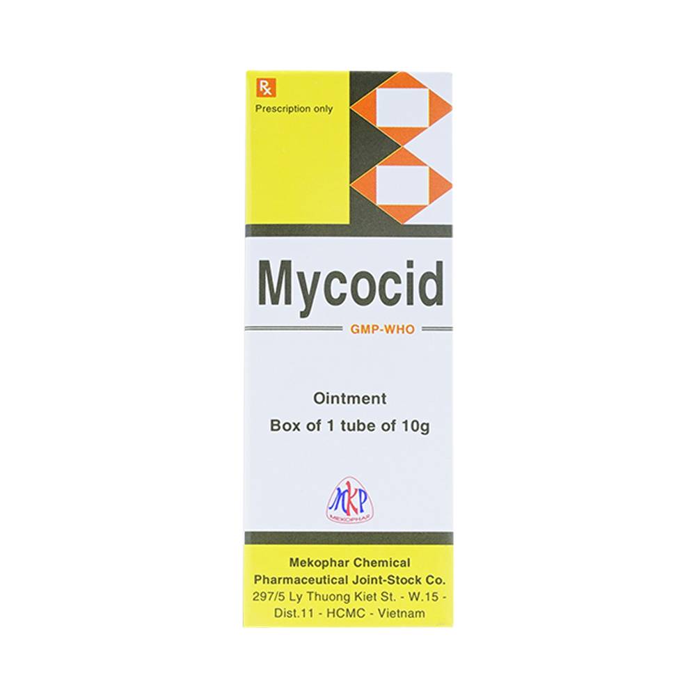 Kem bôi trị viêm da Mycocid tuýp 10g