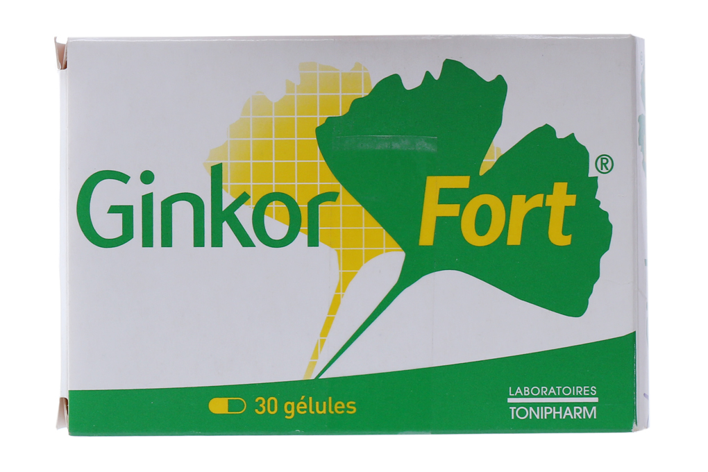 Thuốc trị trĩ, suy giãn tĩnh mạch Ginkor Fort hộp 30 viên-2