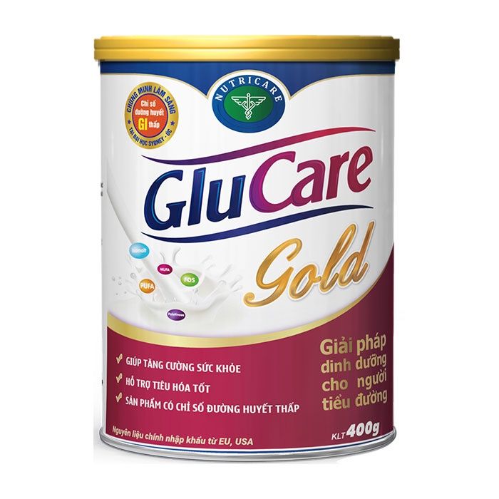Sữa bột dành cho người tiểu đường Glucare Gold lon 400g