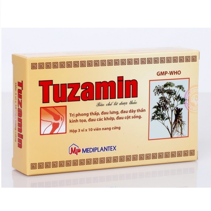Thuốc xương khớp Tuzamin hộp 3 vỉ x 10 viên