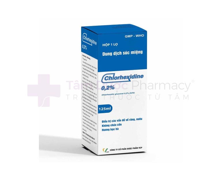 Dung dịch súc miệng Chlorhexindine hộp 1 lọ 125ml