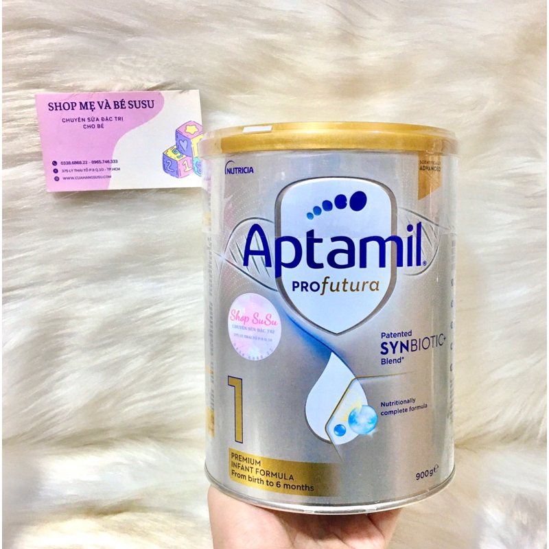 Sữa dinh dưỡng cho trẻ 0-6 tháng Aptamil Profutura số 1 lon 900g