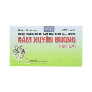 Thuốc  Cảm Xuyên Hương Yên Bái hộp 100 viên