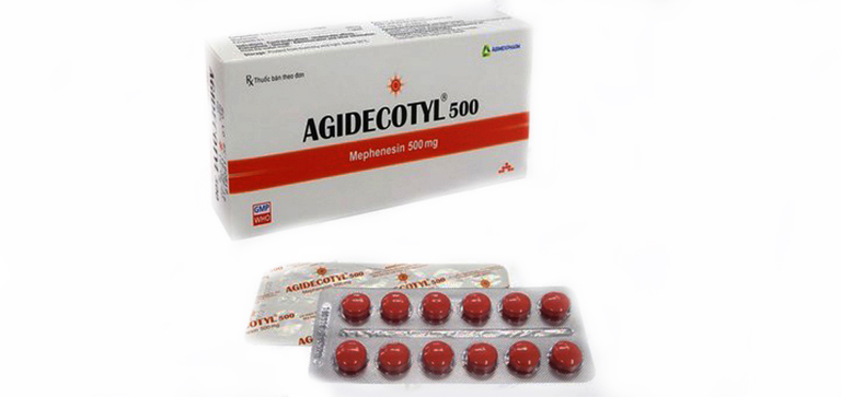 Thuốc giãn cơ Agidecotyl 500 hộp 24 viên
