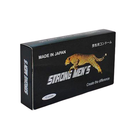 Bao cao su Nhật Bản Strong Men's (có gân gai - khử mùi tối đa - co giãn linh hoạt) hộp 12 cái-2